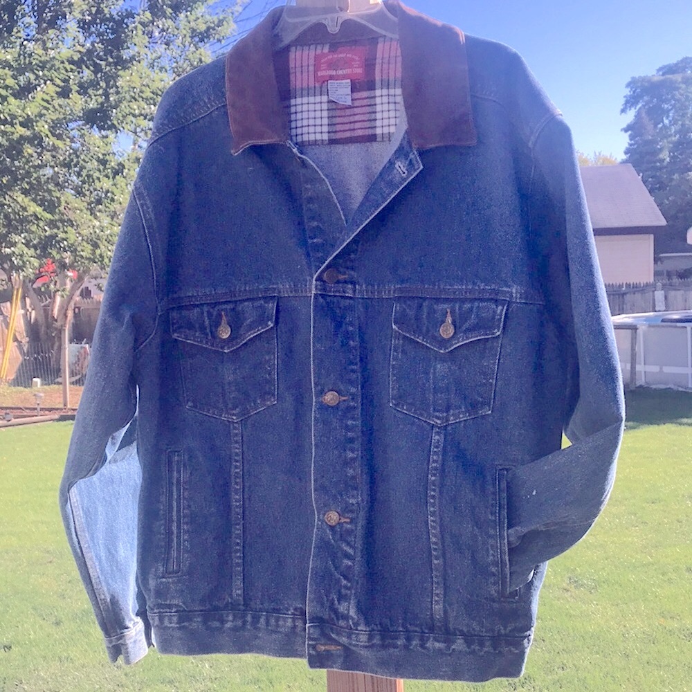Vintage Marlboro Jean Jacket Sz. L